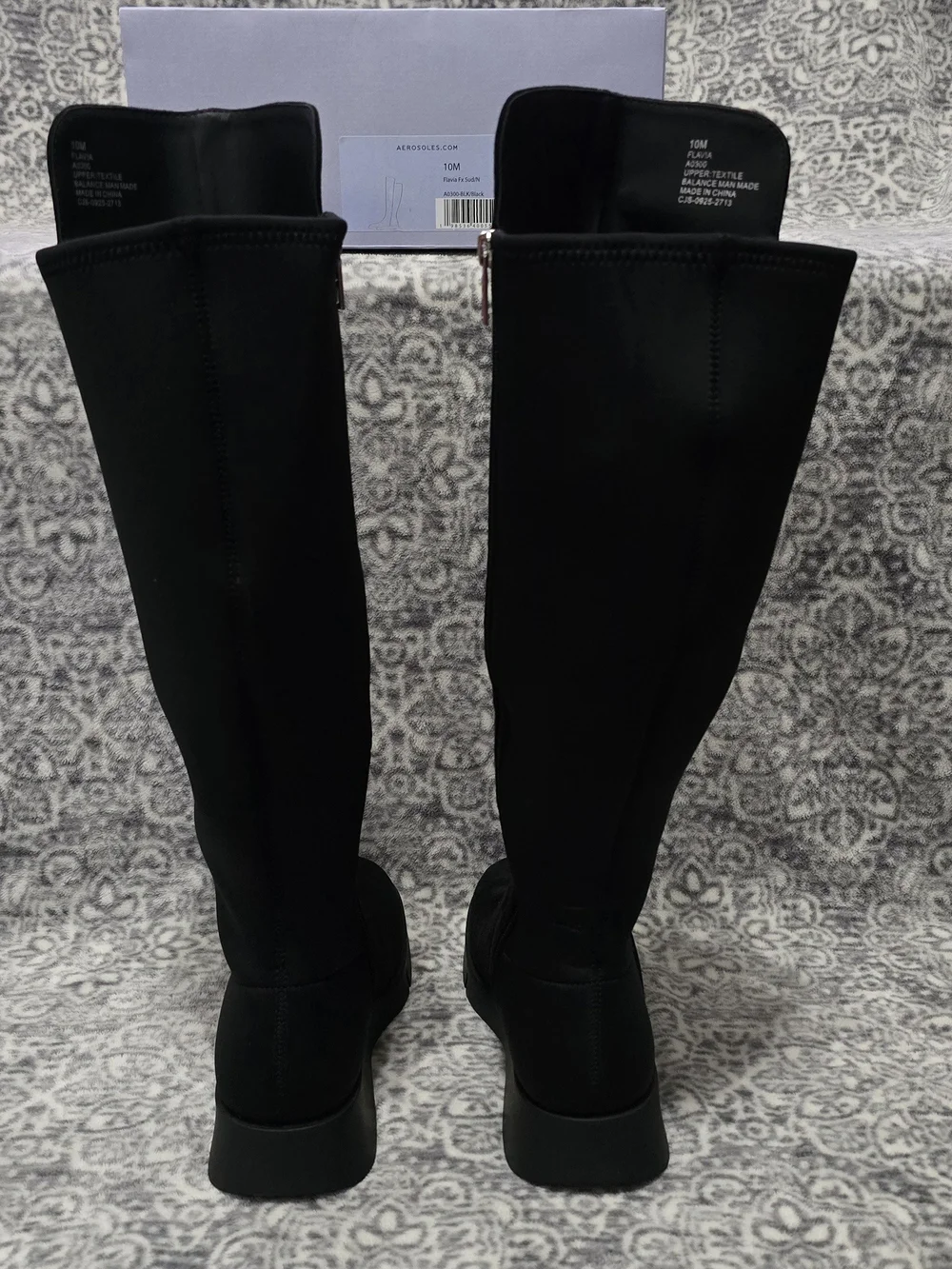 NEW Women's AEROSOLES Black Boots Size 10M